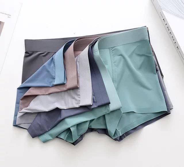 Men's Ice Silk Briefs Boxers (Pack of 4)